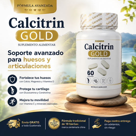 Calcitrin Gold - Huesos fuertes, movimientos sin dolor