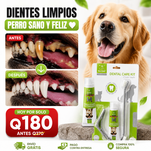 Kit de Limpieza Dental Para Perros Nunbell®