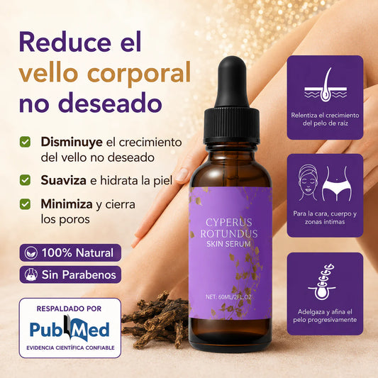 Aceite Cyperus Rotundus® Vello más fino y menos visible
