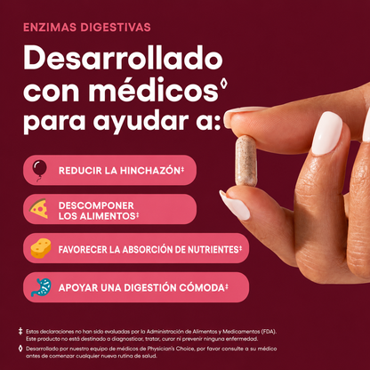Enzimas Digestivas con Probióticos