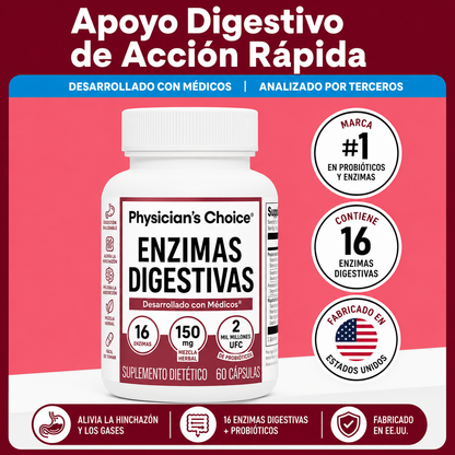 Enzimas Digestivas con Probióticos